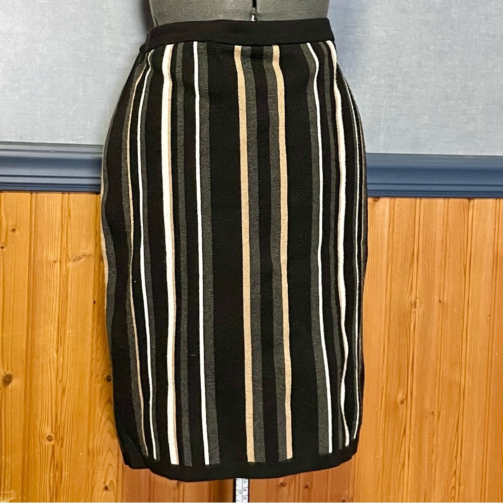 Spence striped sweater skirt